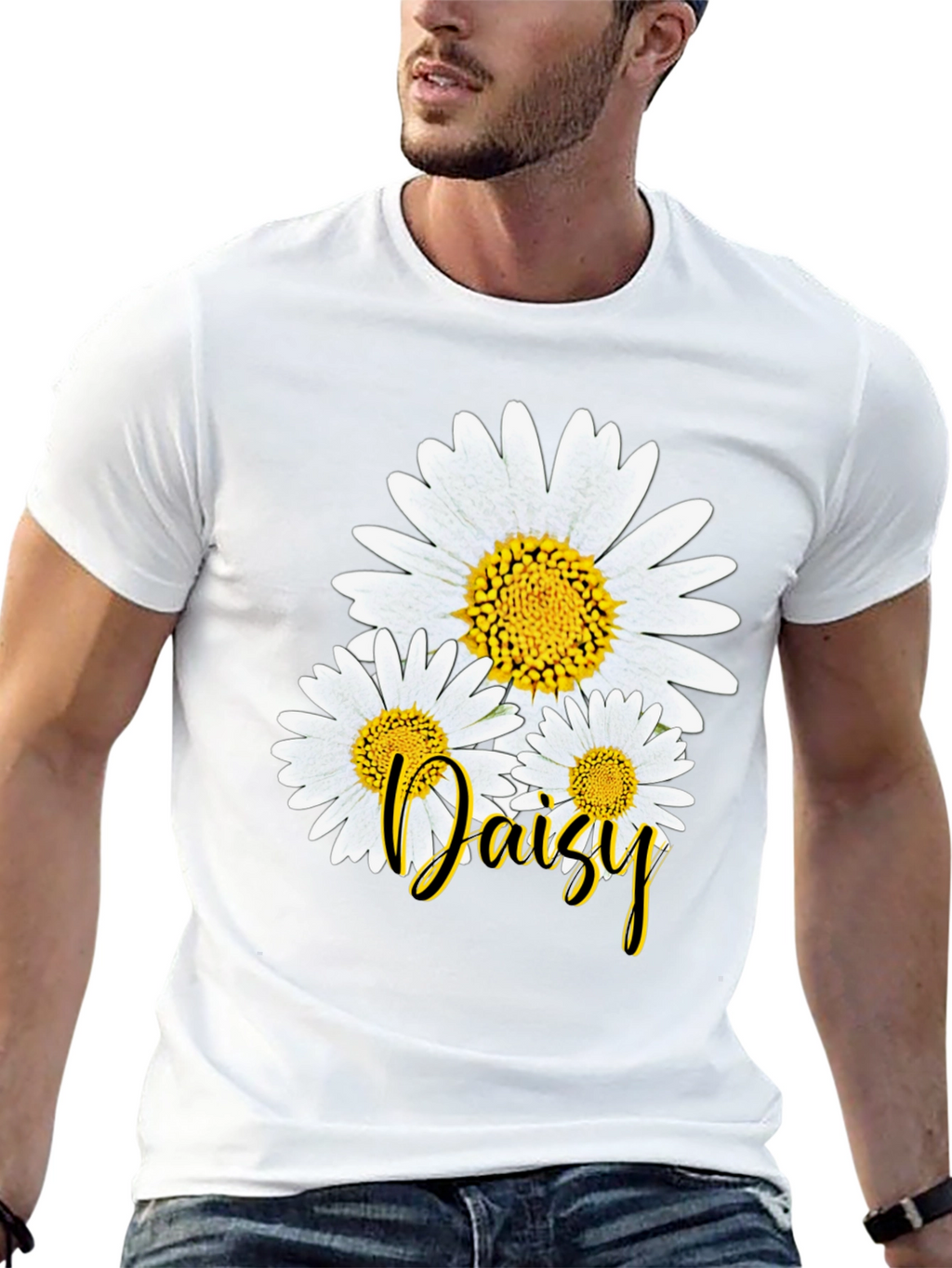 Daisy Flower Graphic T-Shirt
