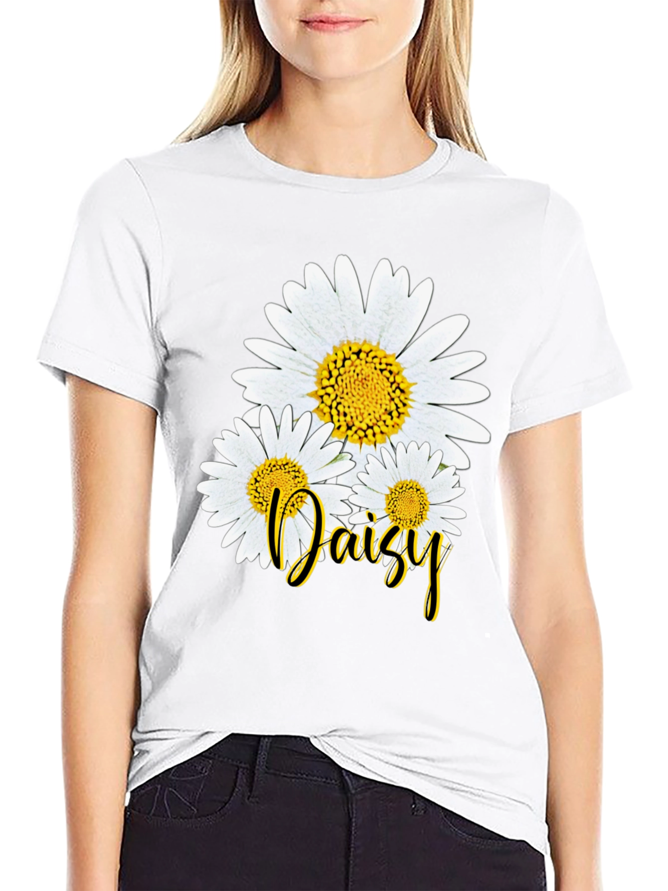 Daisy Flower Graphic T-Shirt