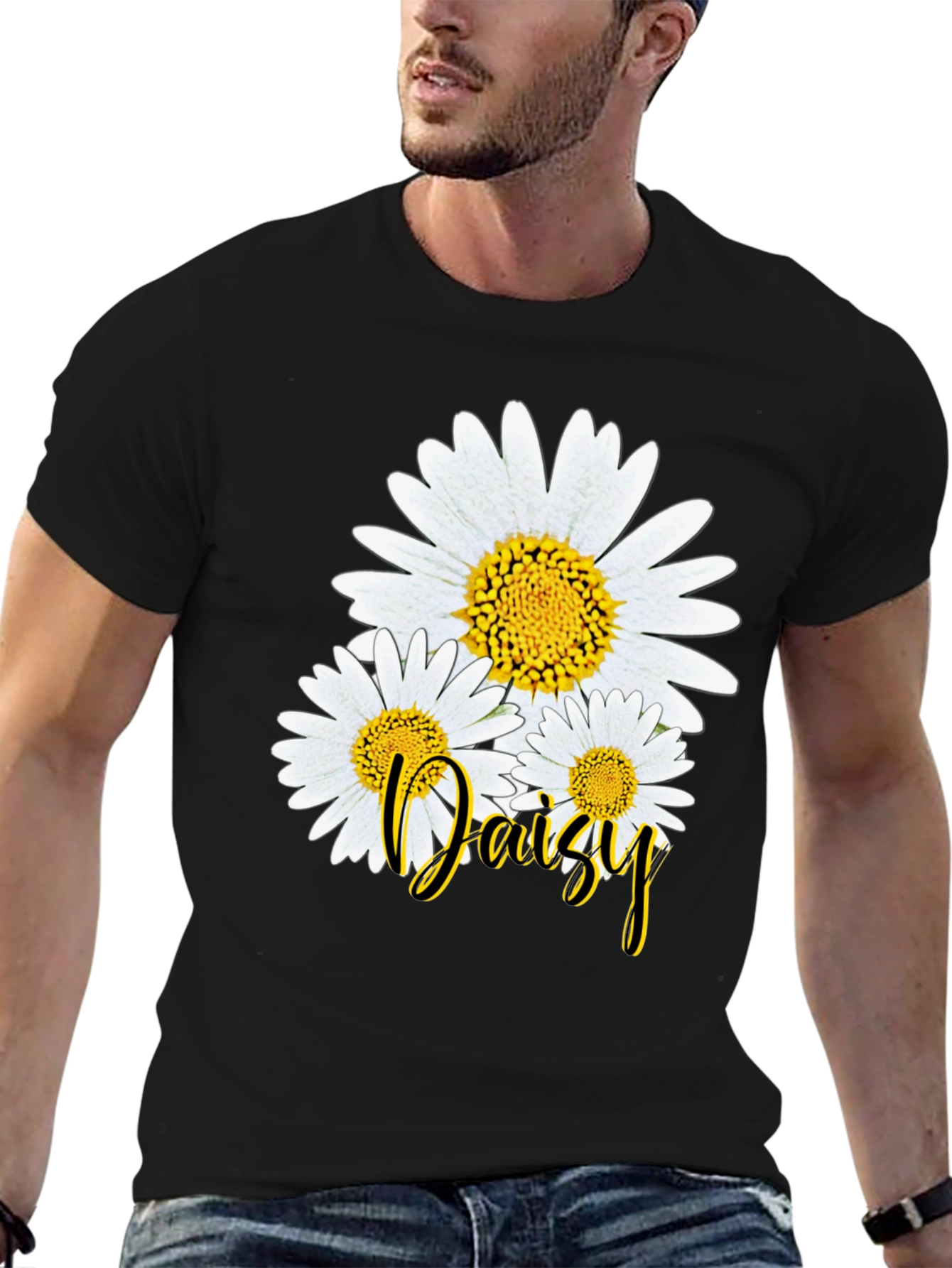 Daisy Flower Graphic T-Shirt