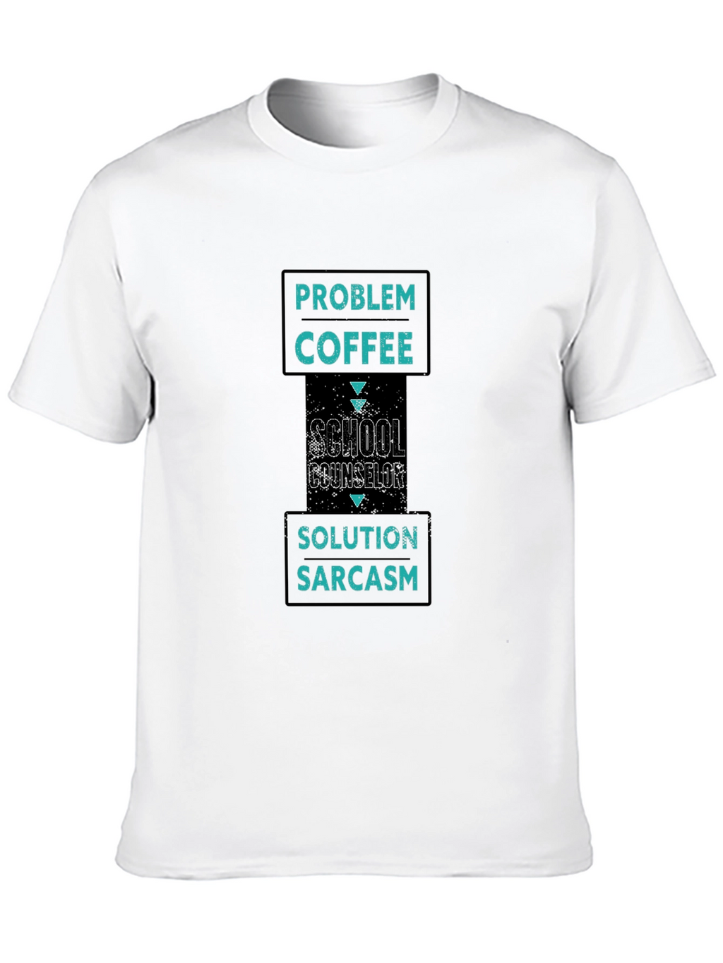 School Counselor Coffee Sarcasm T-Shirt