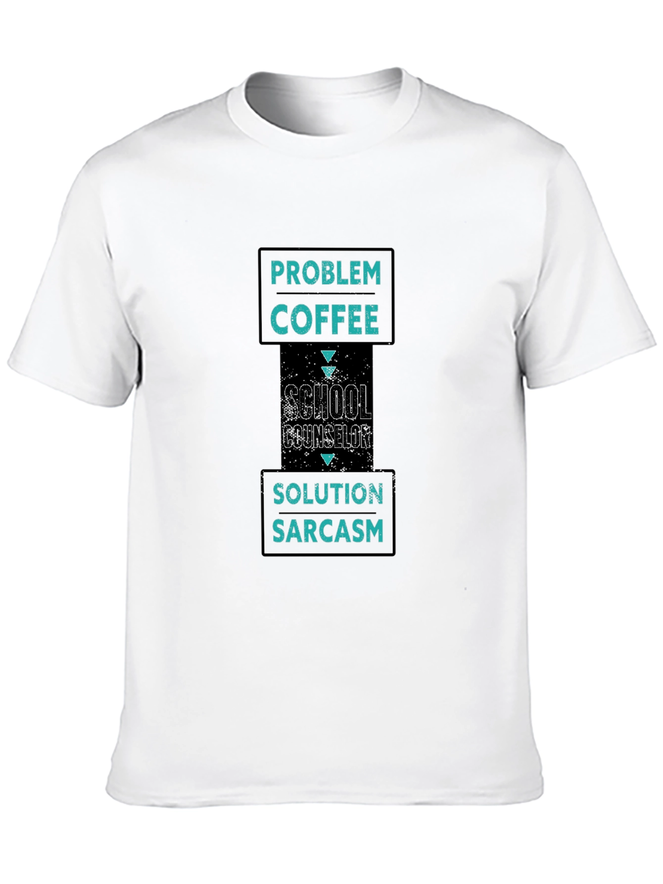 School Counselor Coffee Sarcasm T-Shirt