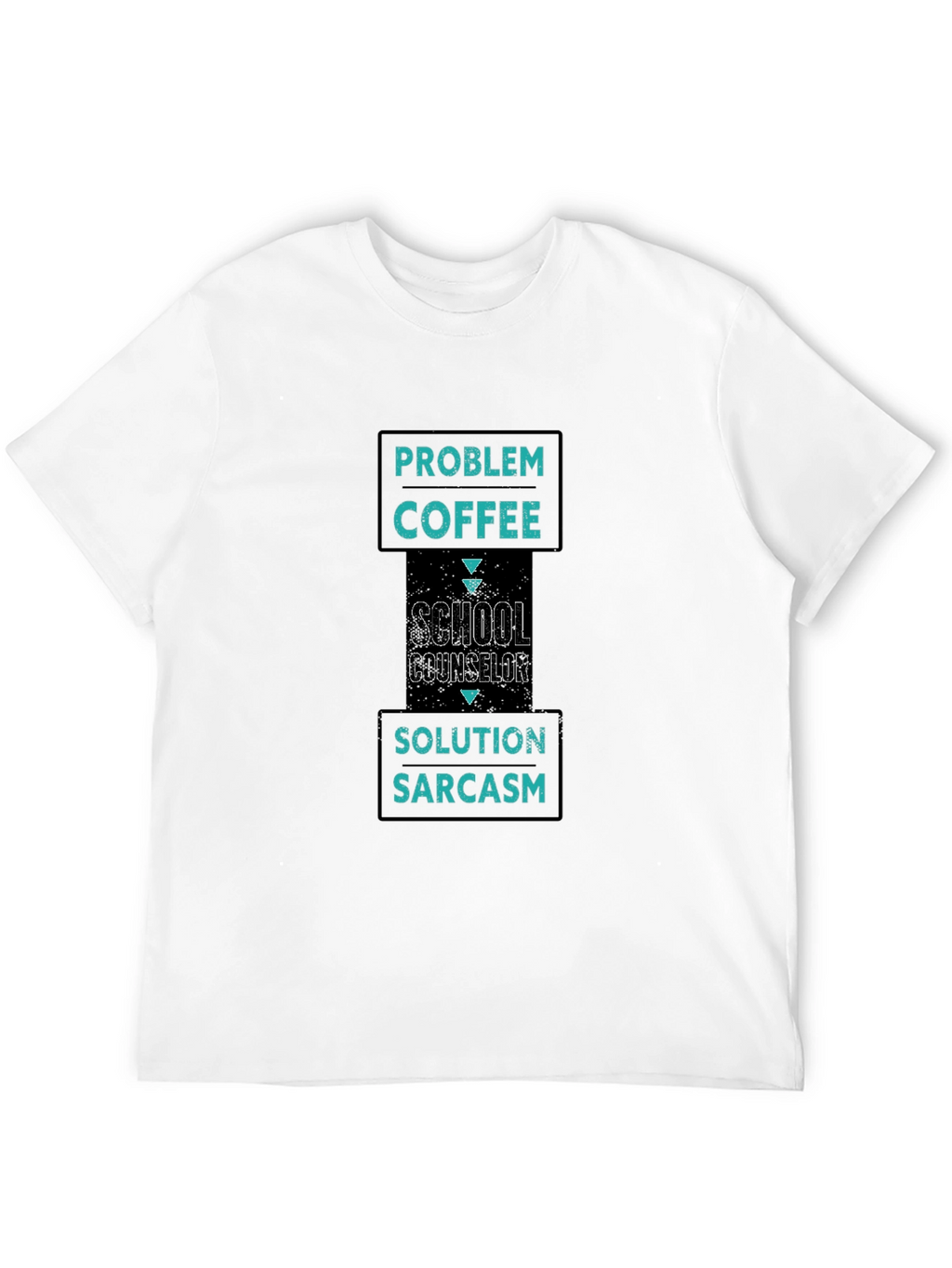 School Counselor Coffee Sarcasm T-Shirt