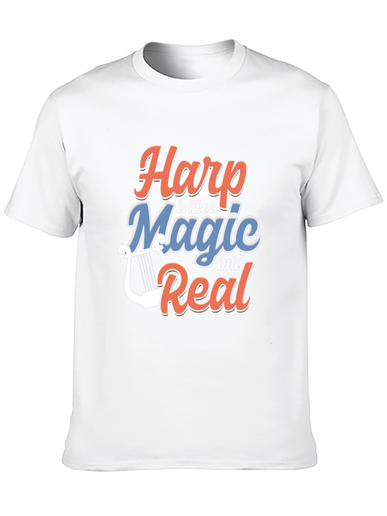 Harp is Like Magic But Real Graphic Tee