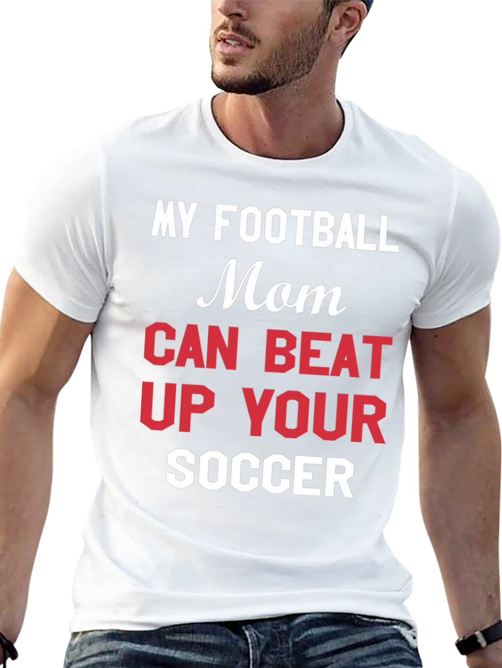 Funny Football Mom Graphic T-Shirt