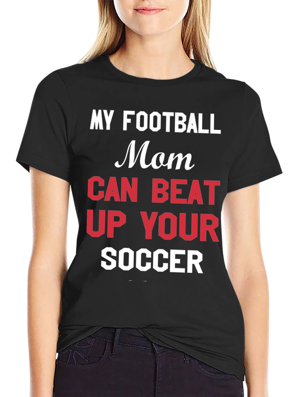 Funny Football Mom Graphic T-Shirt