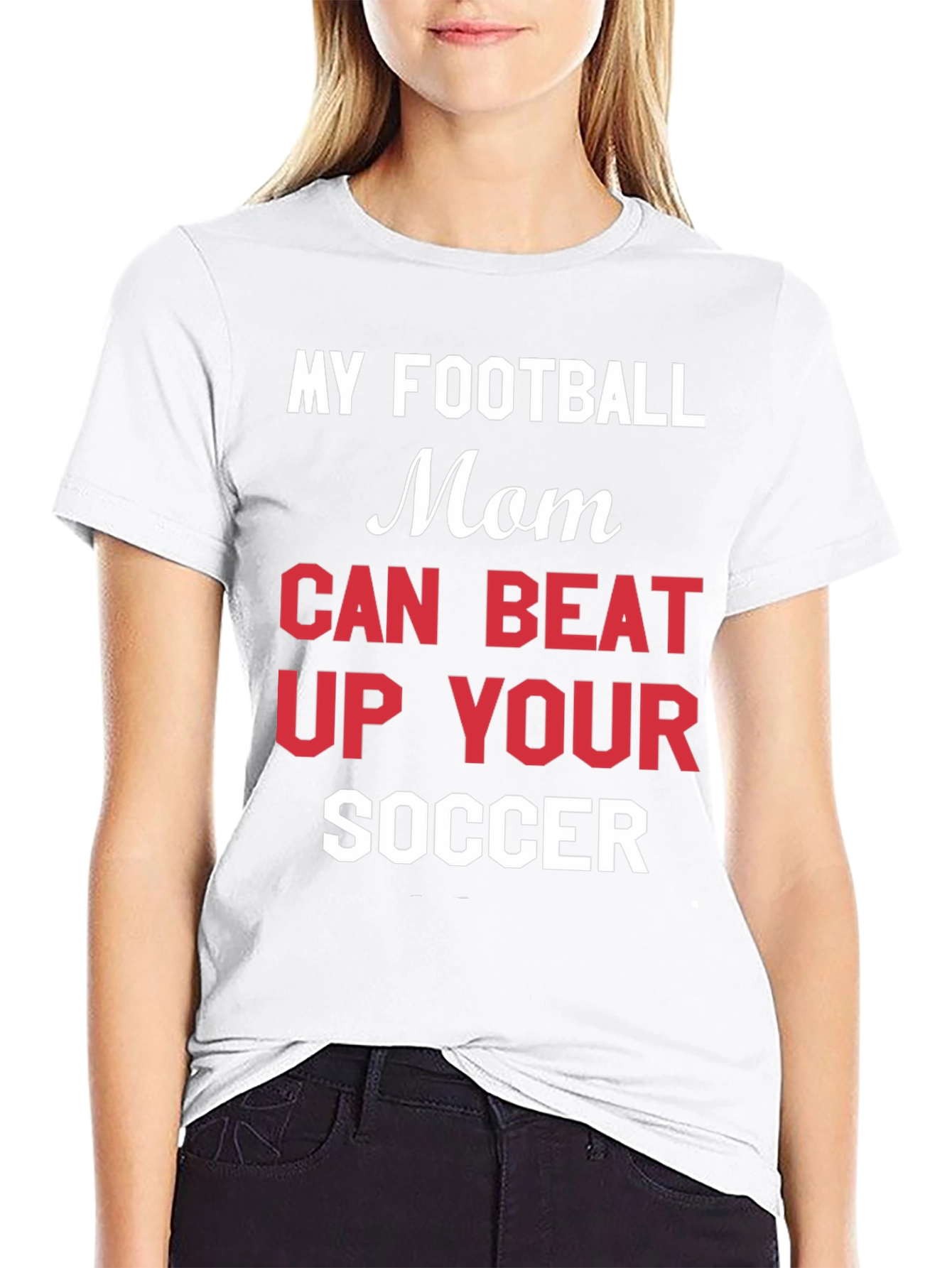 Funny Football Mom Graphic T-Shirt