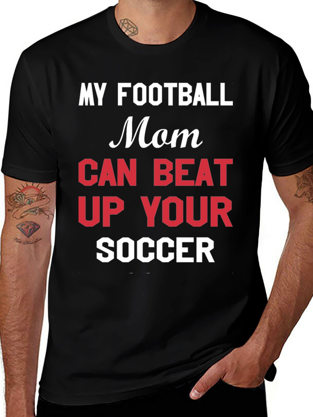 Funny Football Mom Graphic T-Shirt