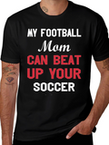 Funny Football Mom Graphic T-Shirt
