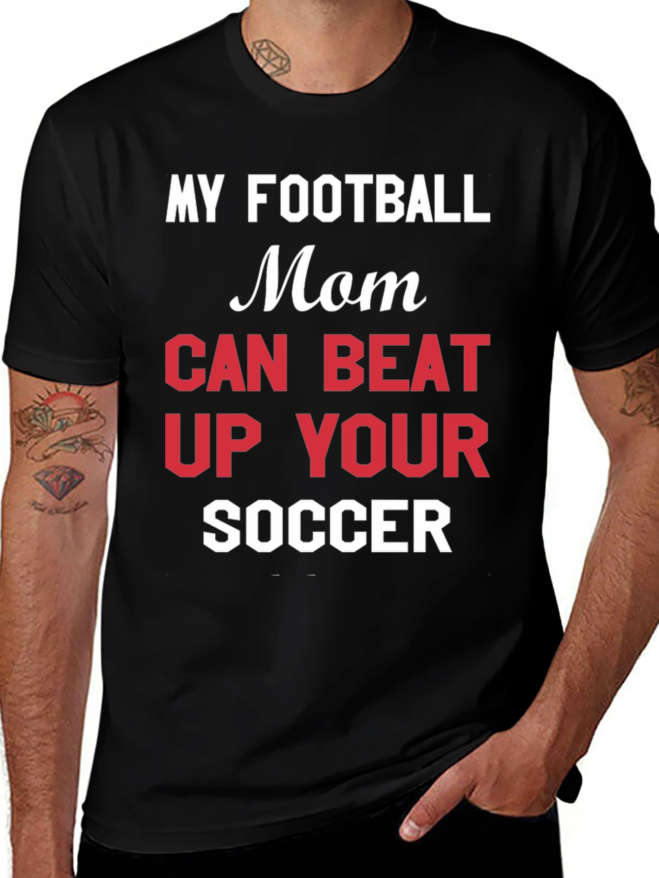 Funny Football Mom Graphic T-Shirt