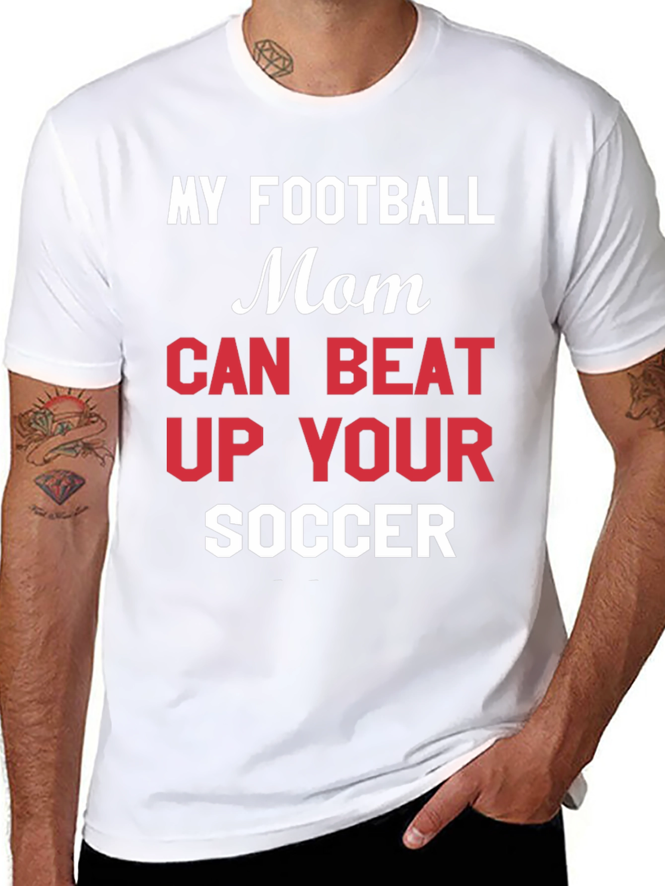 Funny Football Mom Graphic T-Shirt
