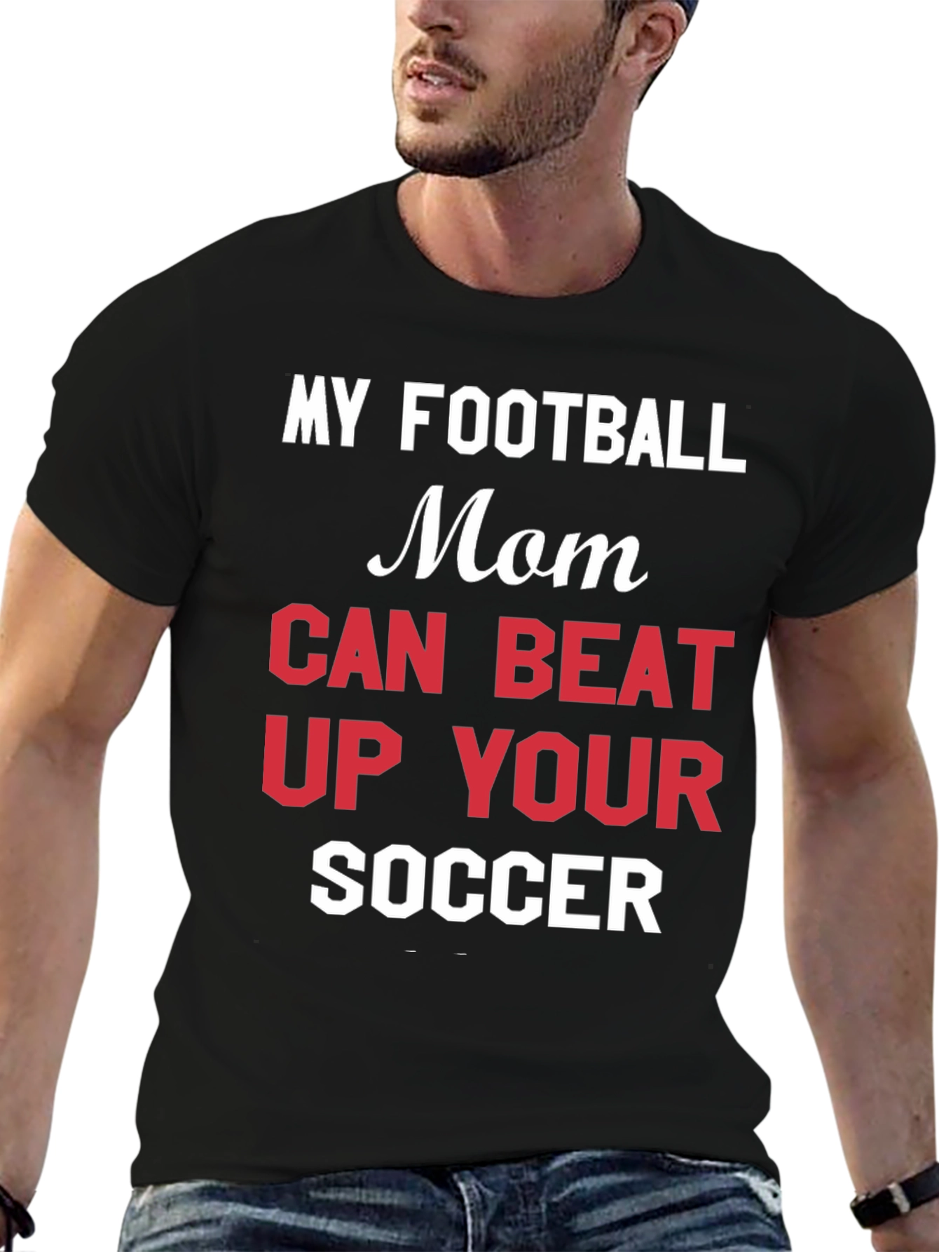 Funny Football Mom Graphic T-Shirt