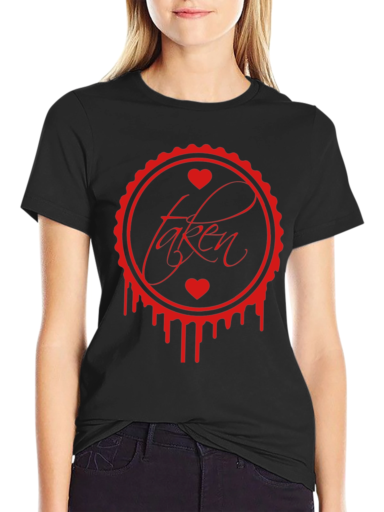 Taken Heart Graphic Tee - Black