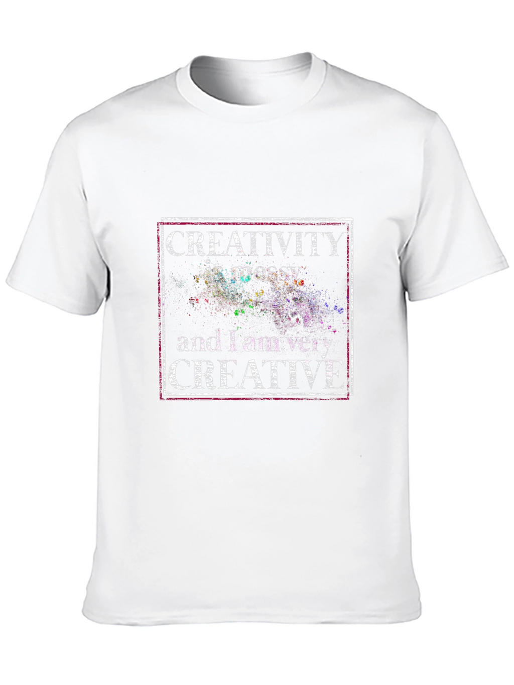 Creativity Messy T-Shirt - Artsy Graphic Tee