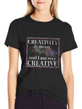 Creativity Messy T-Shirt - Artsy Graphic Tee