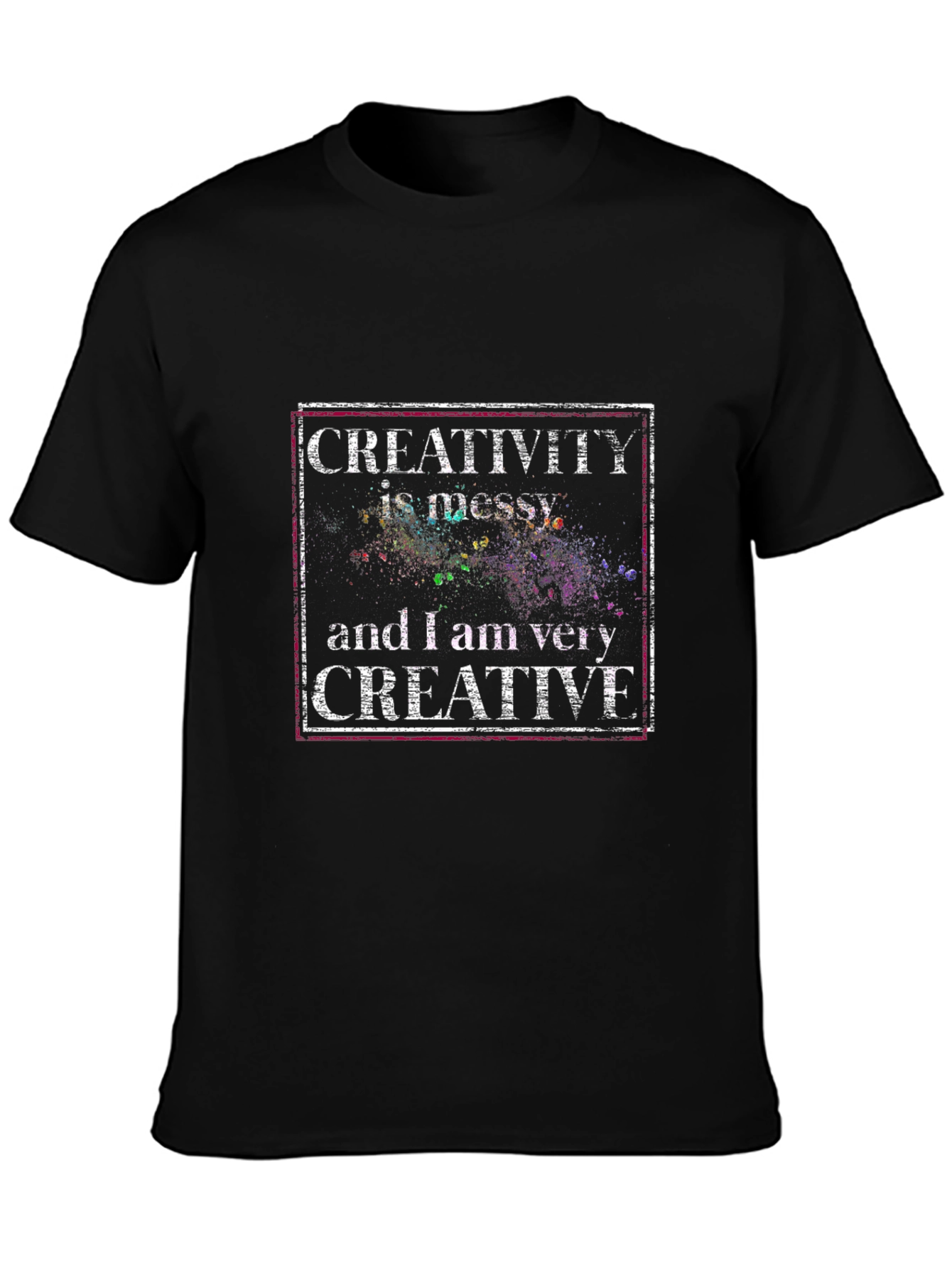 Creativity Messy T-Shirt - Artsy Graphic Tee