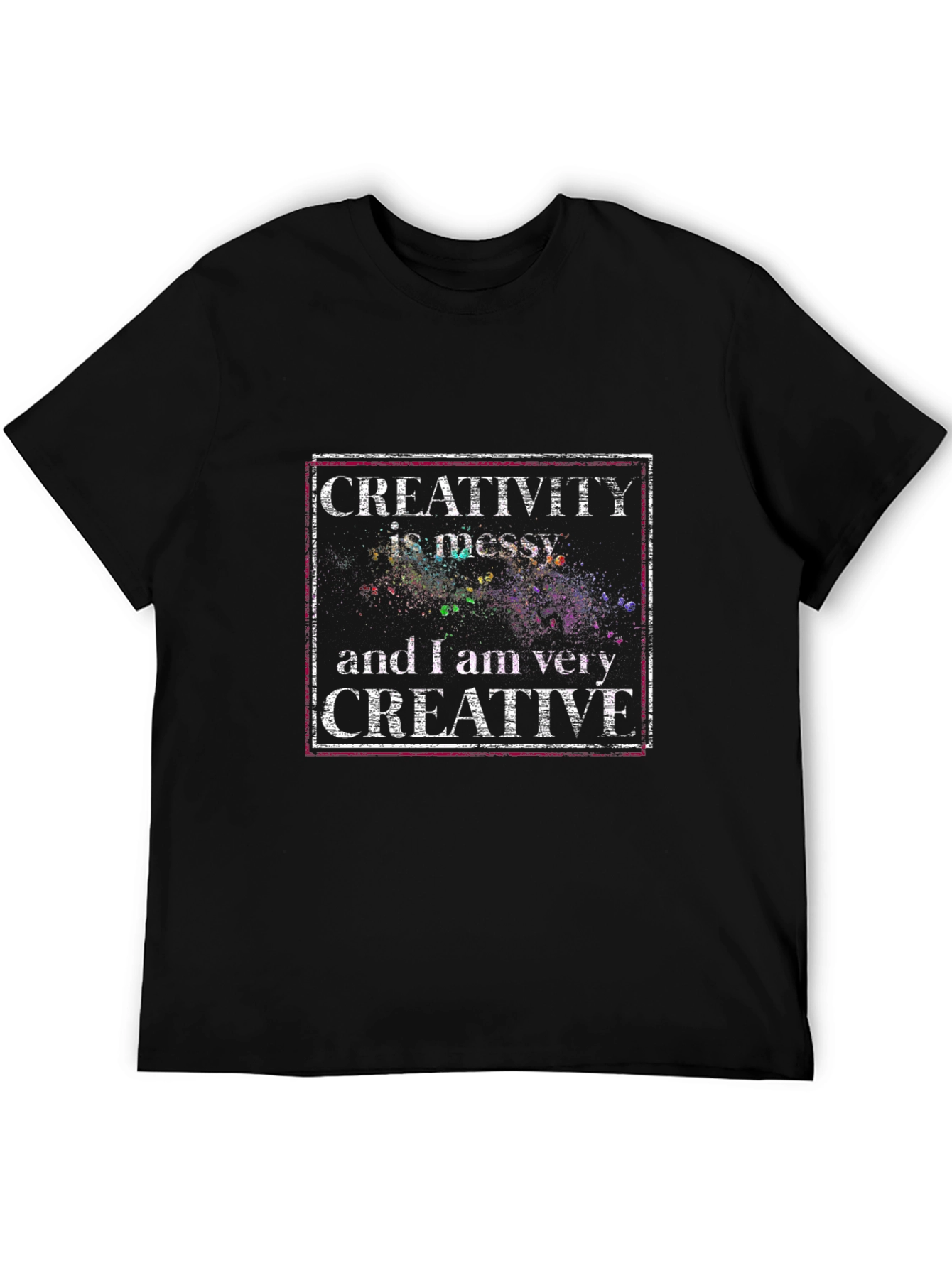 Creativity Messy T-Shirt - Artsy Graphic Tee