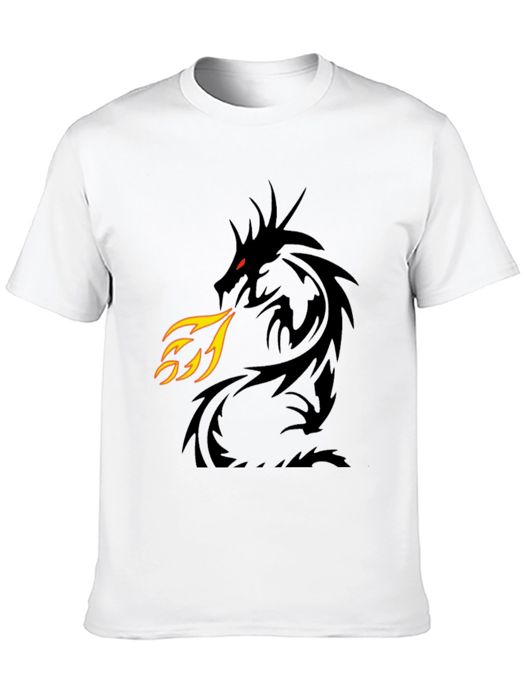 Fire Breathing Dragon Graphic T-Shirt