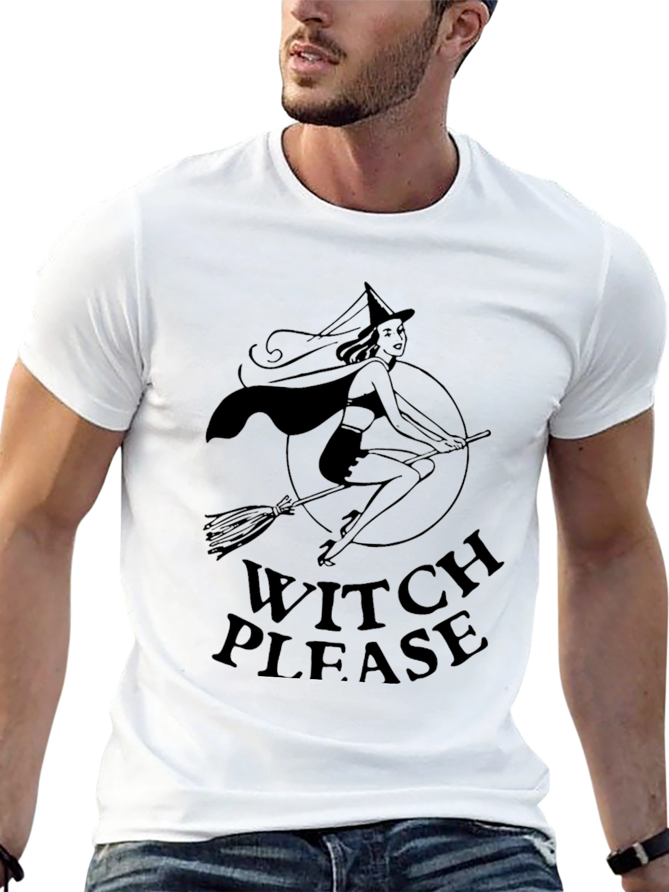 Witch Please T-Shirt - Halloween Novelty Tee