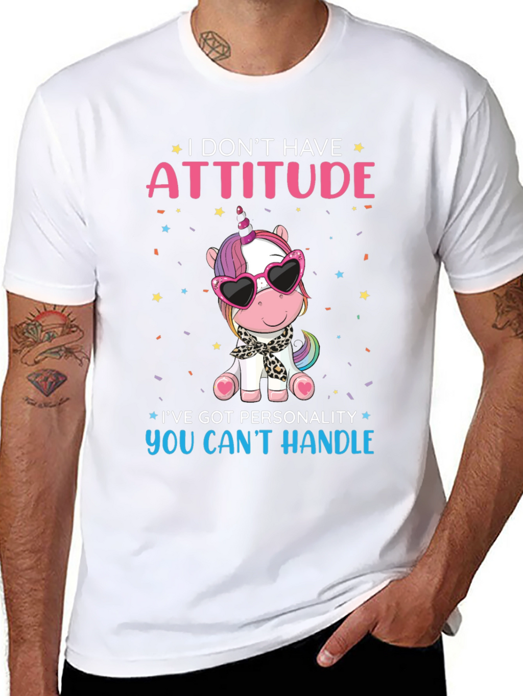 Attitude Unicorn Graphic Tee