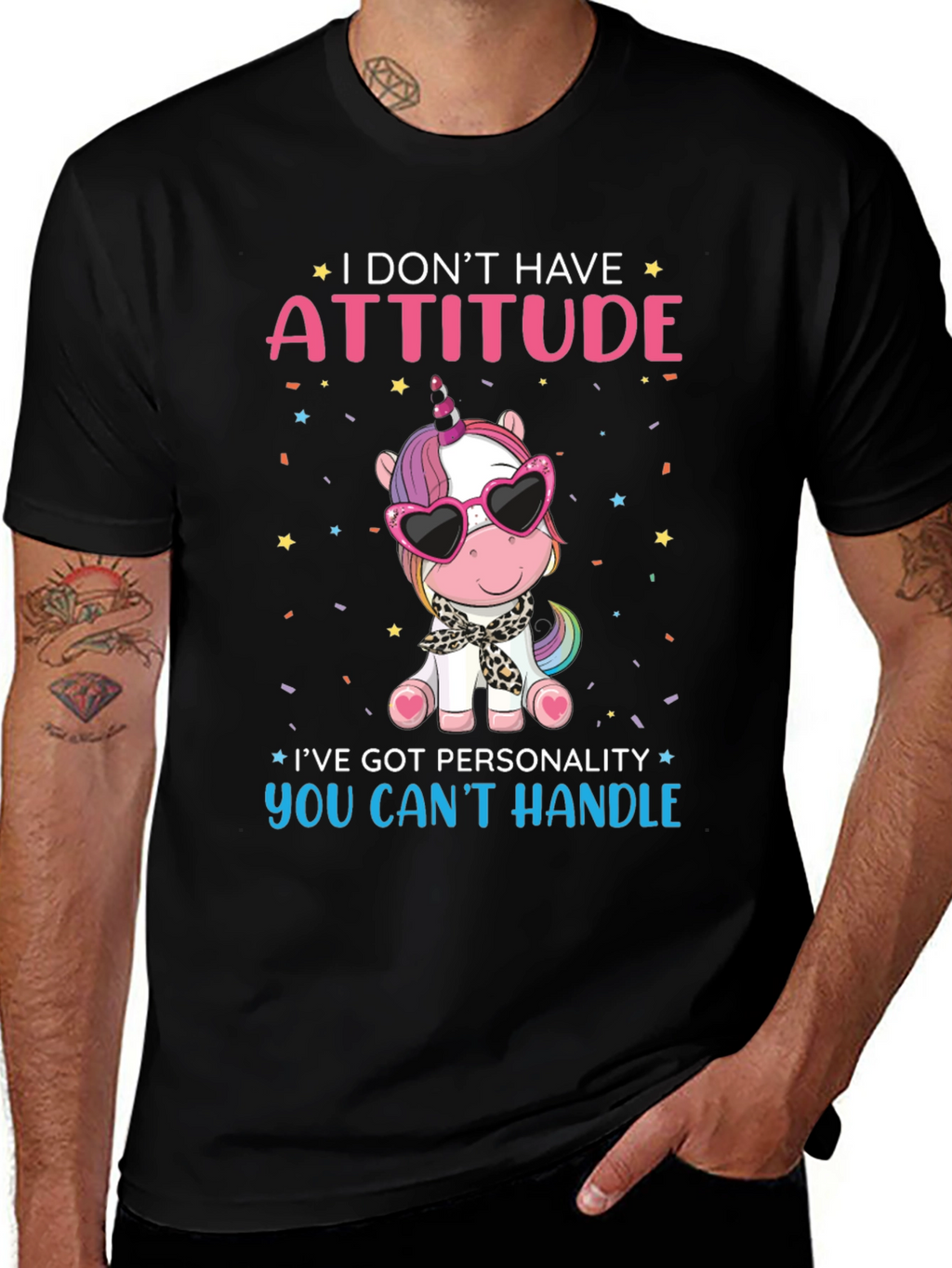 Attitude Unicorn Graphic Tee
