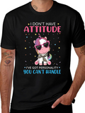 Attitude Unicorn Graphic Tee