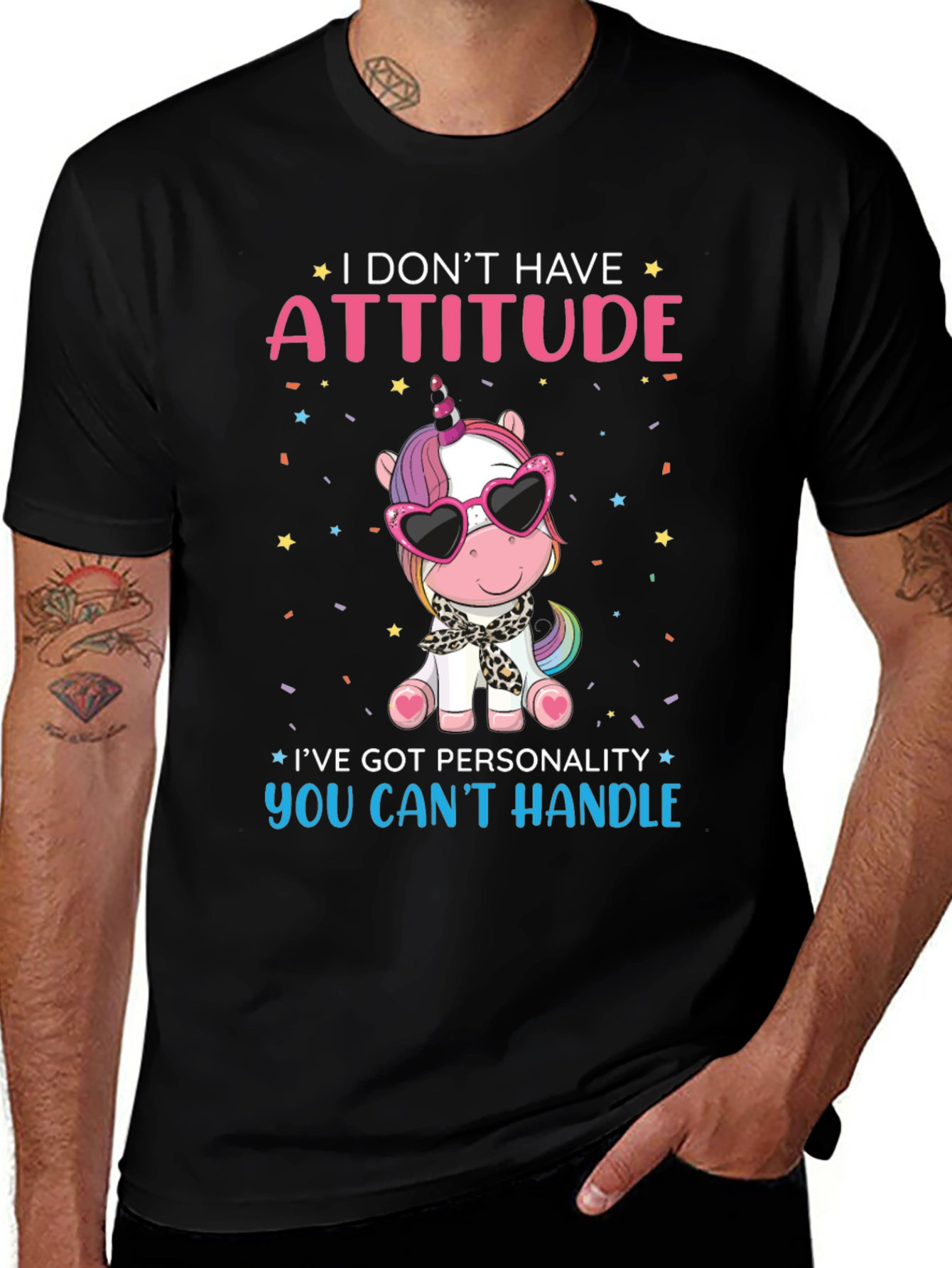 Attitude Unicorn Graphic Tee