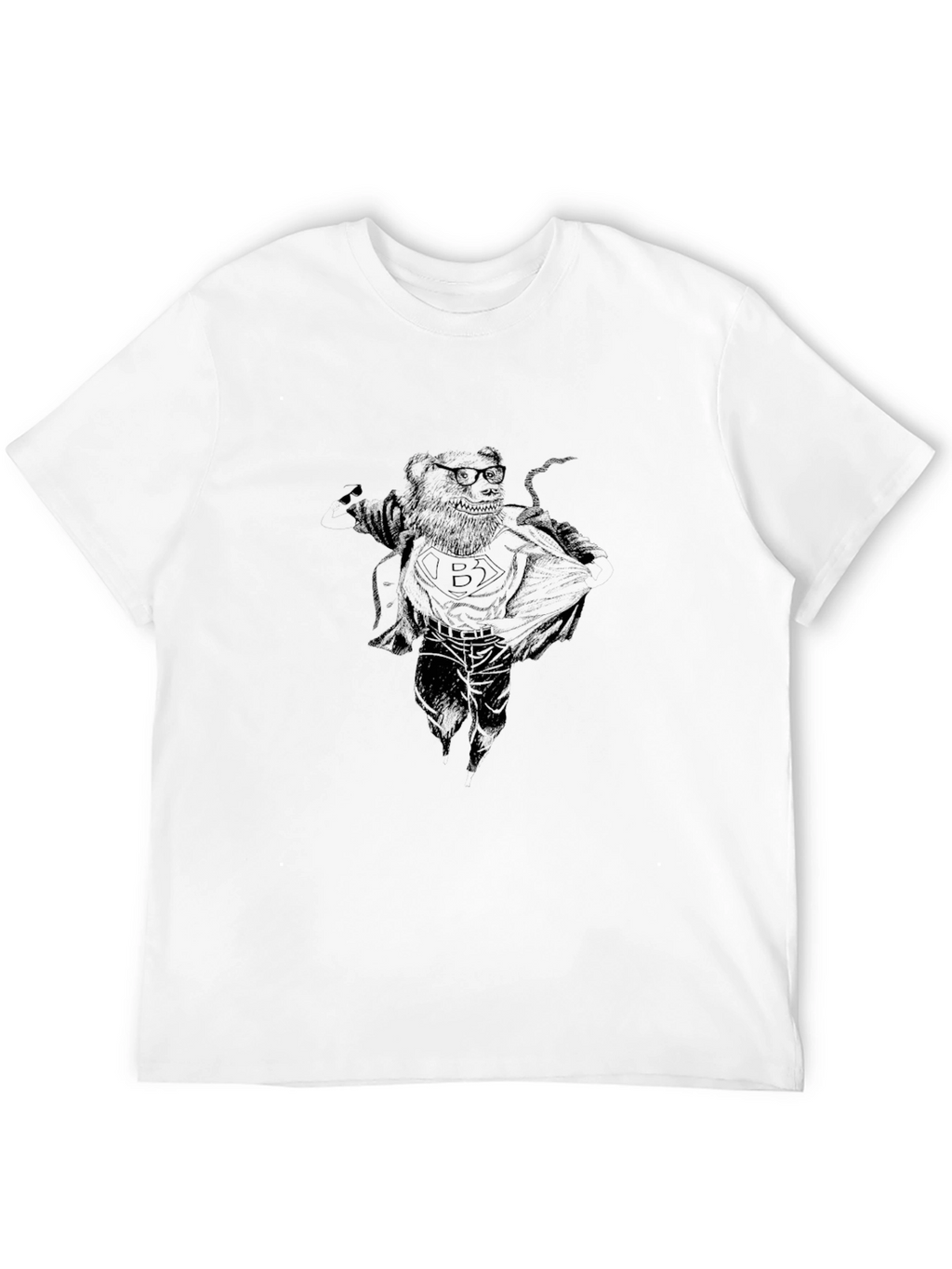 Black Crypto Bear T-Shirt - Super Bear
