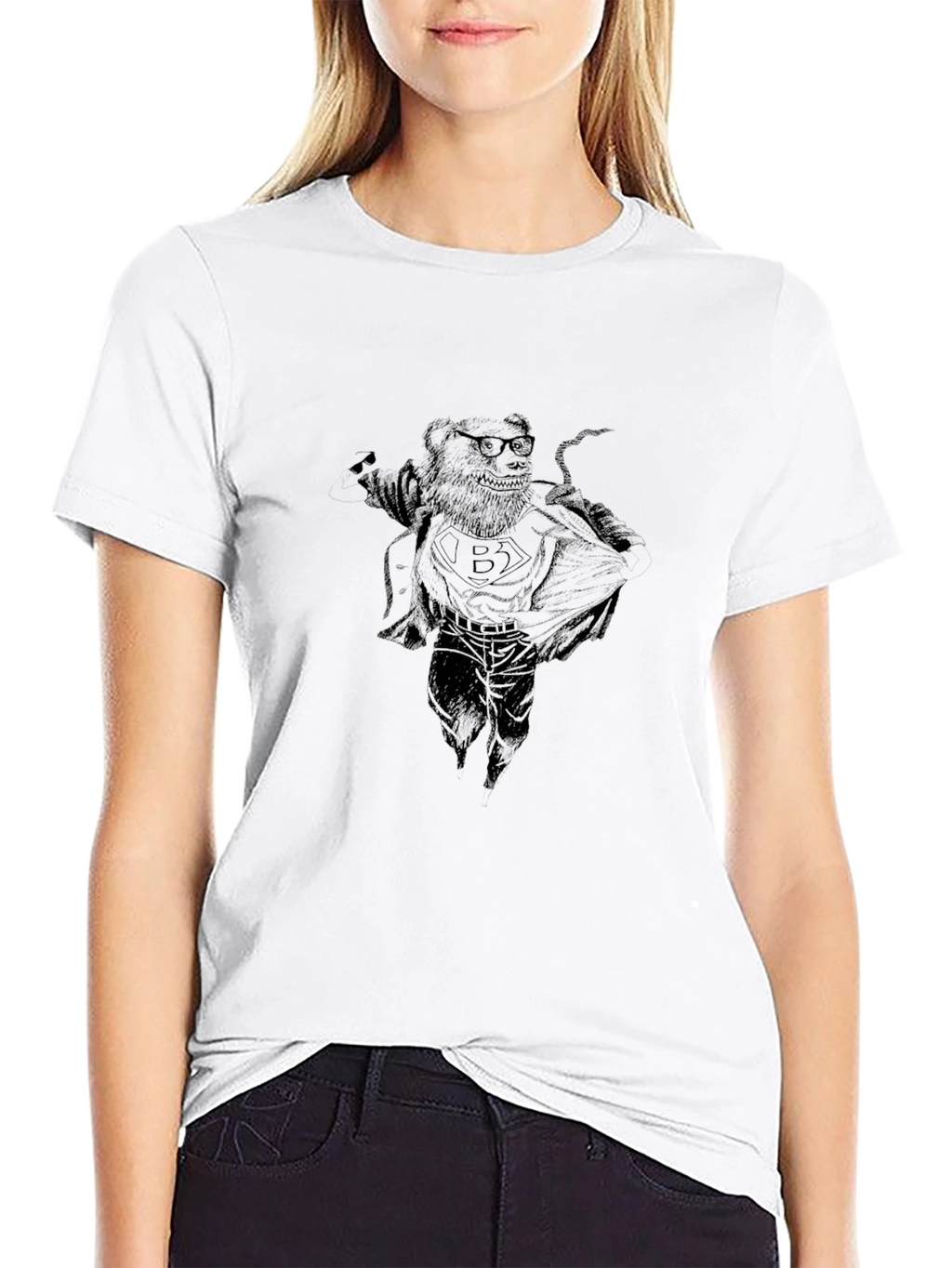 Black Crypto Bear T-Shirt - Super Bear