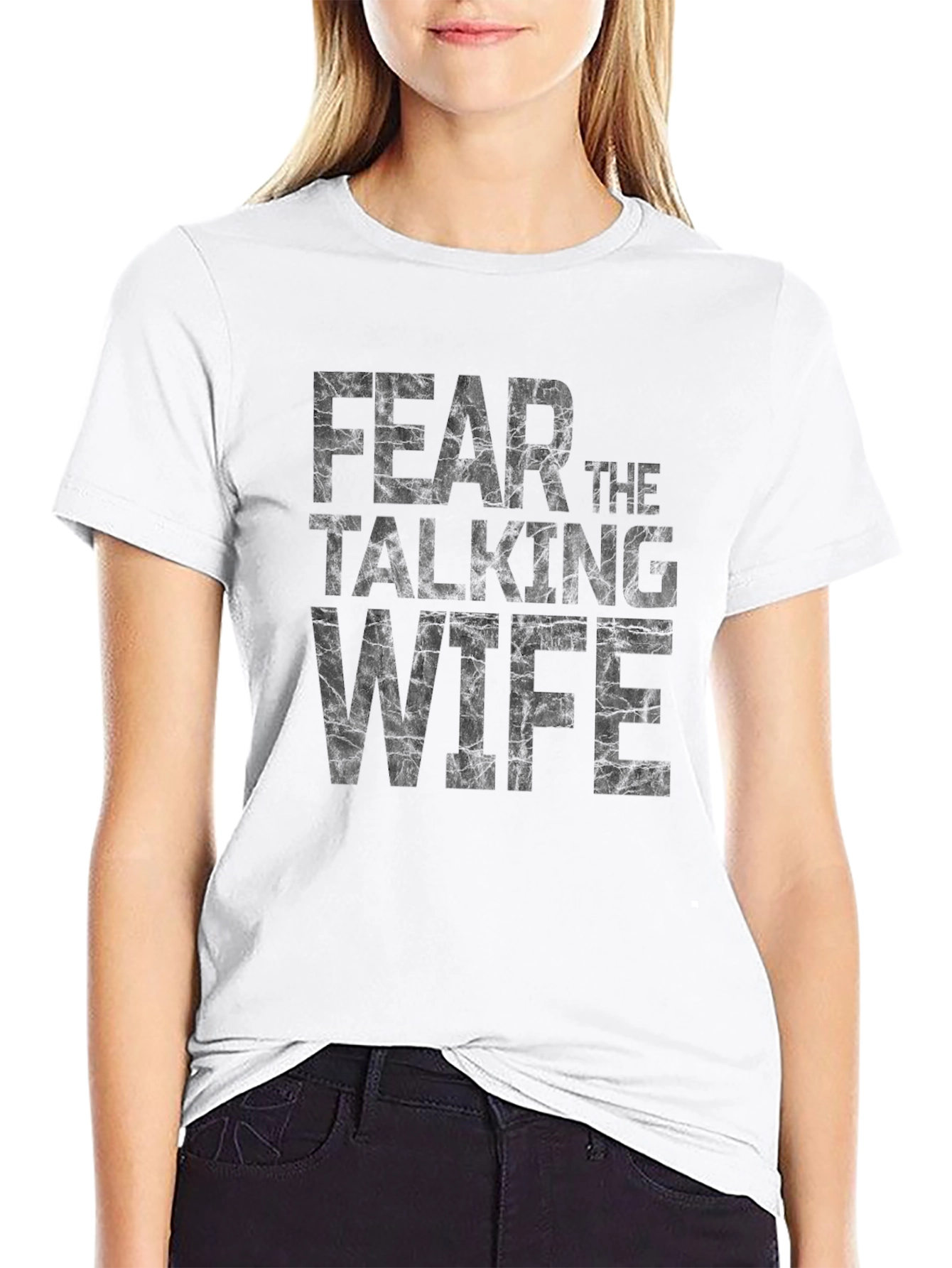 Fear the Talking Wife T-Shirt - Funny Husband Gift