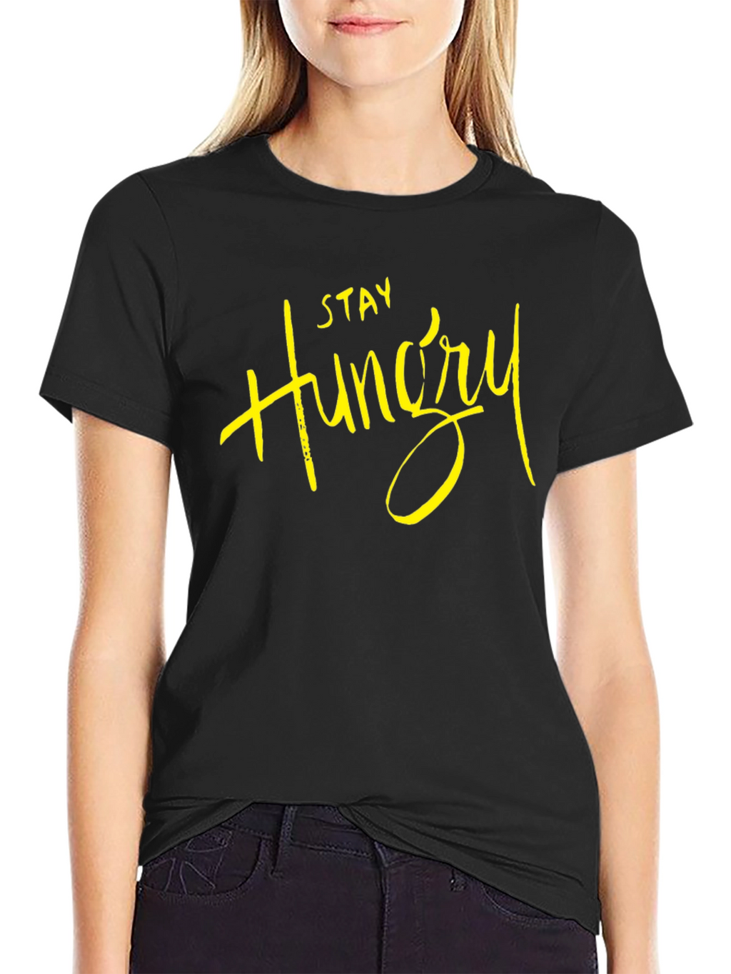 Stay Hungry Black T-Shirt