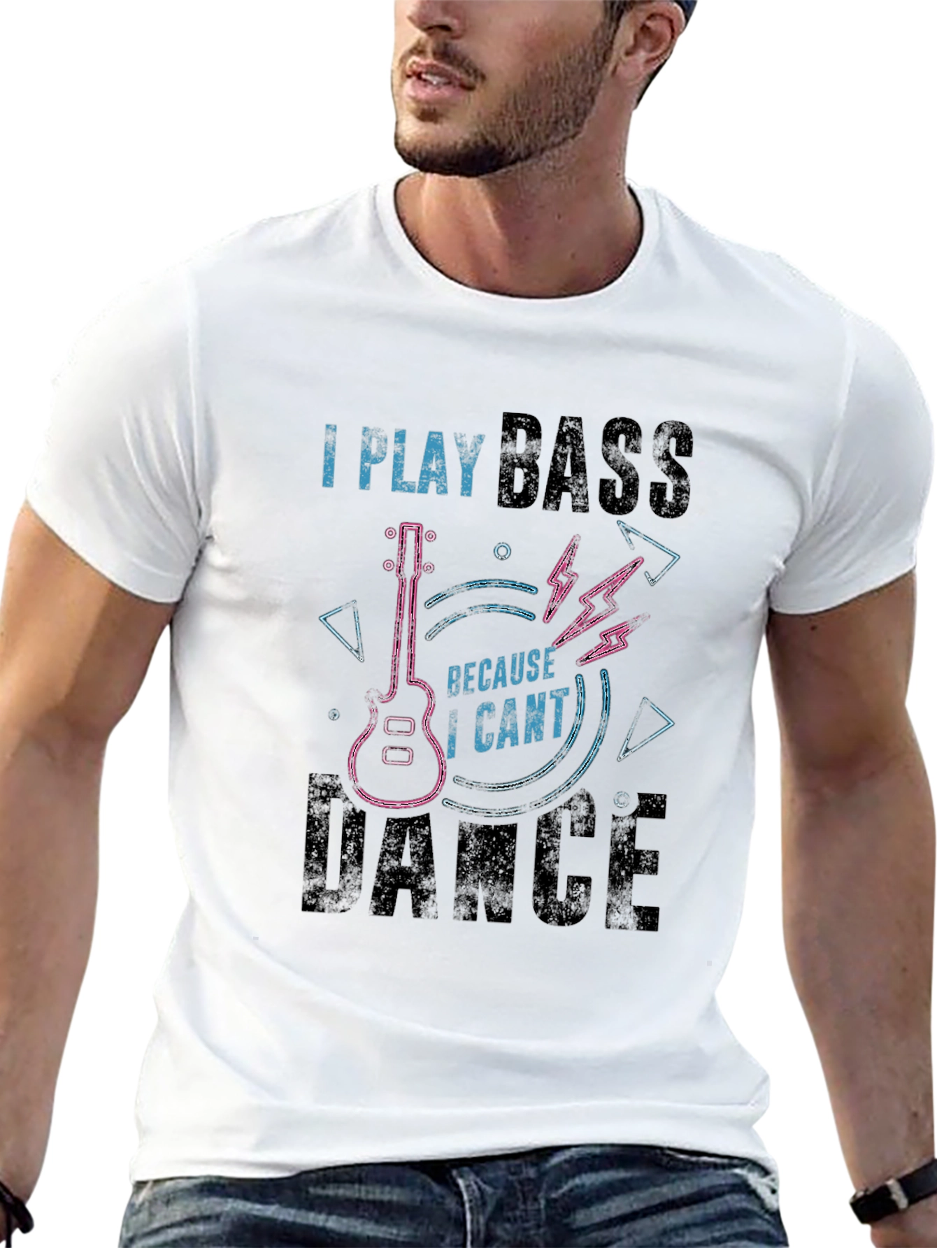 I Play Bass T-Shirt - Funny Musician Tee