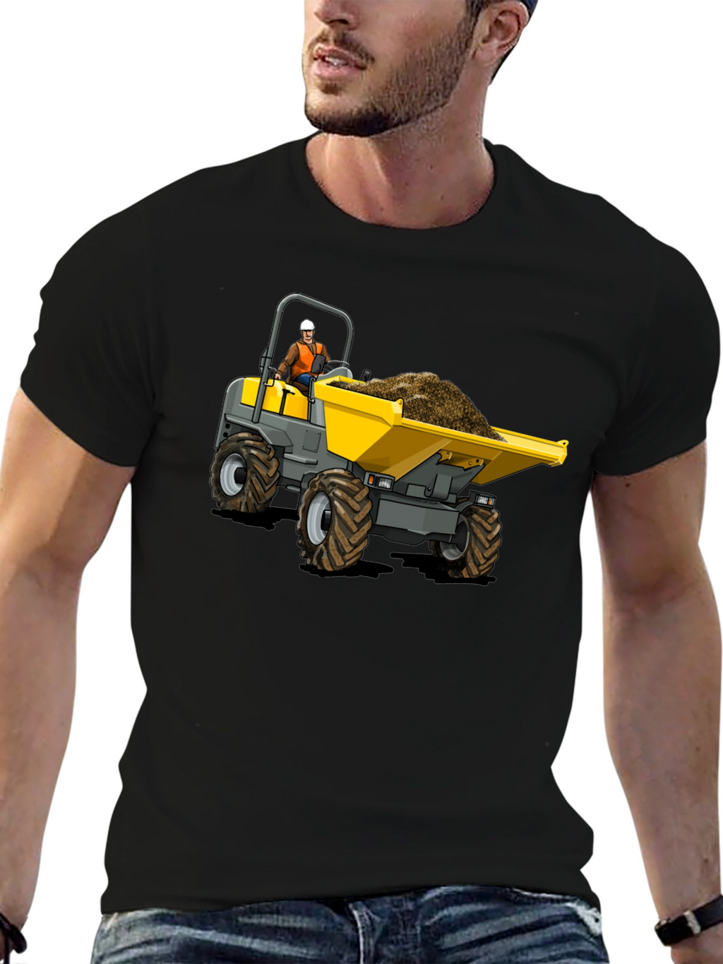 Construction Dumper Truck Graphic Tee