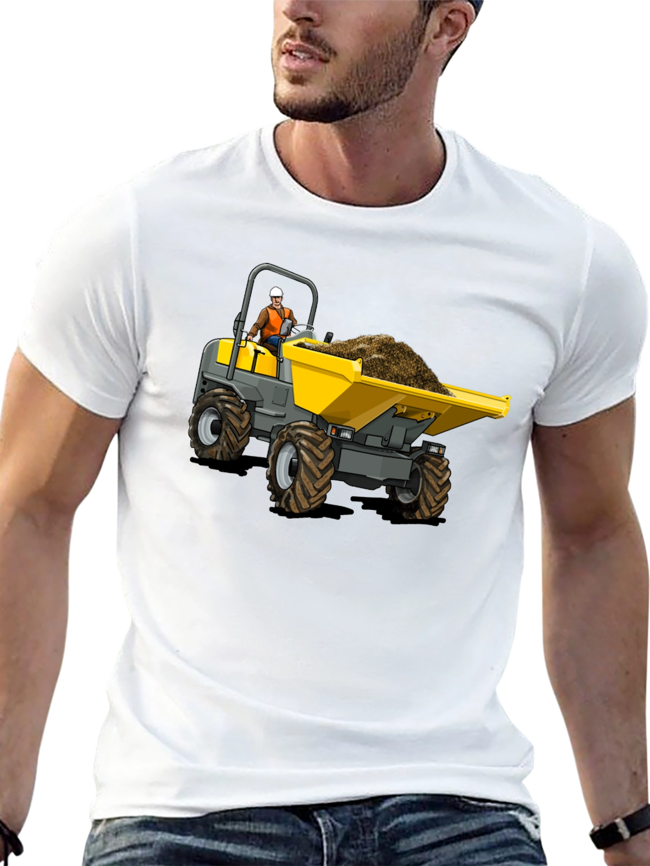 Construction Dumper Truck Graphic Tee