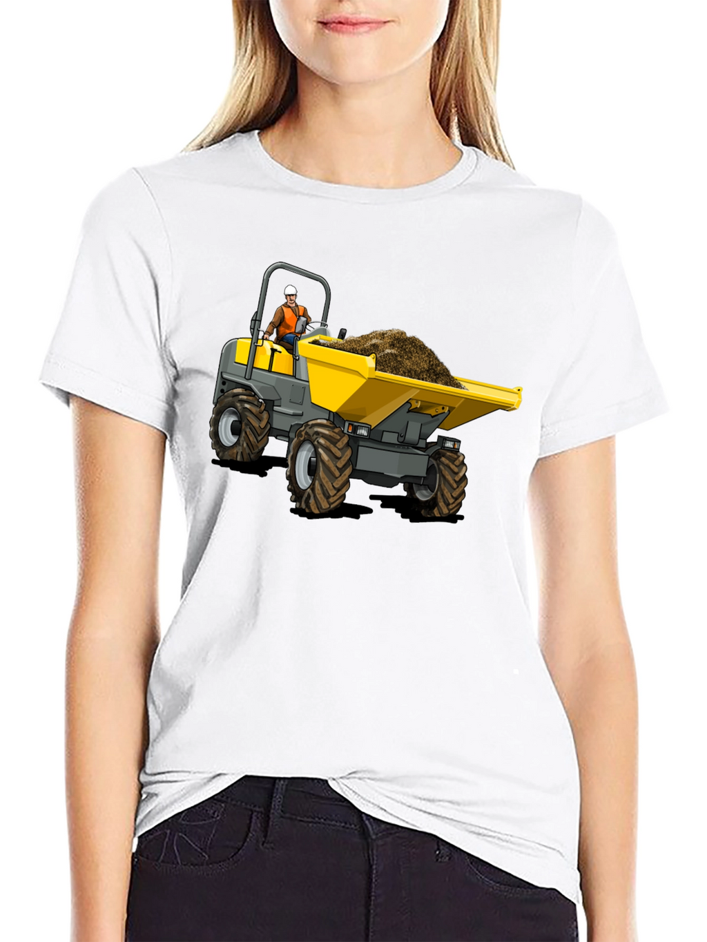 Construction Dumper Truck Graphic Tee