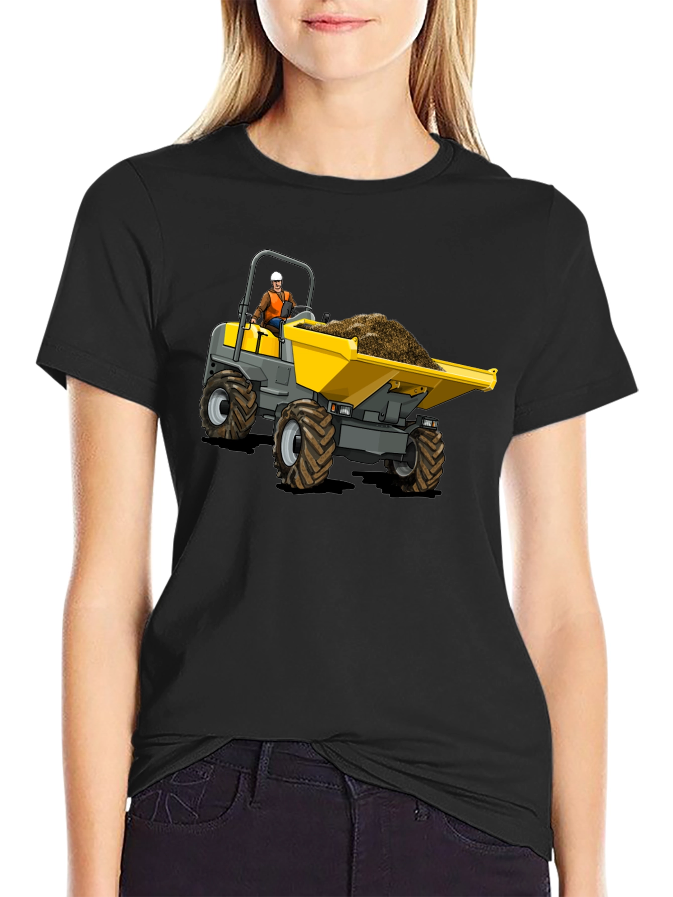 Construction Dumper Truck Graphic Tee