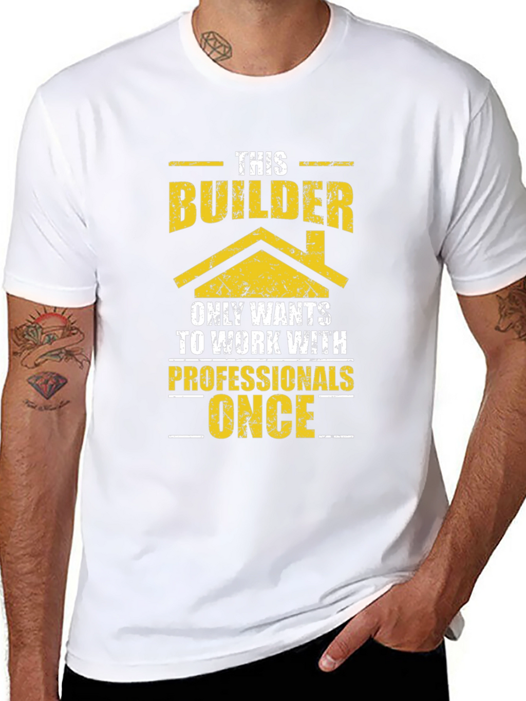 Builder Graphic T-Shirt Funny Construction Tee