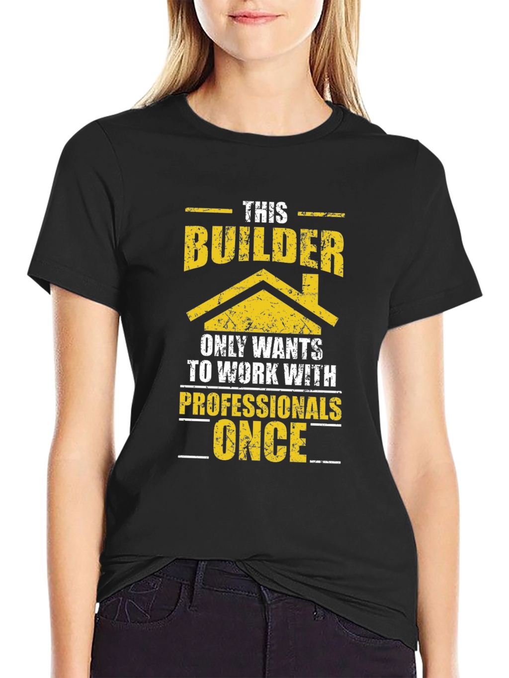 Builder Graphic T-Shirt Funny Construction Tee
