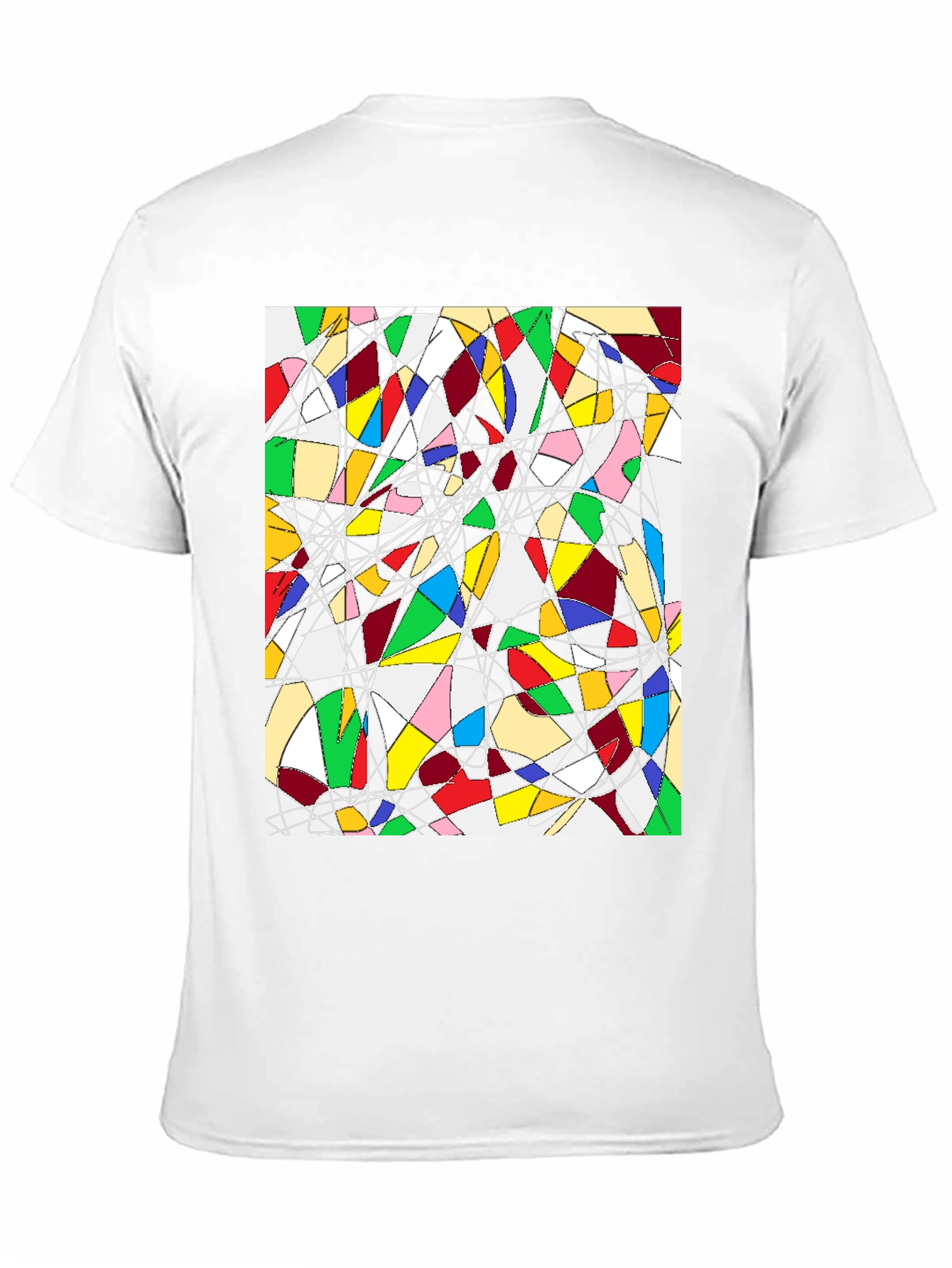 Abstract Geometric Art Tee - Modern Design