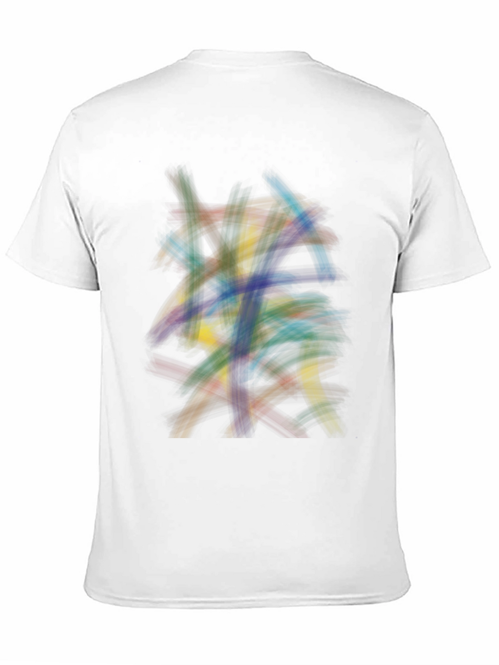 Abstract Strokes Graphic Tee - Modern Art Shirt
