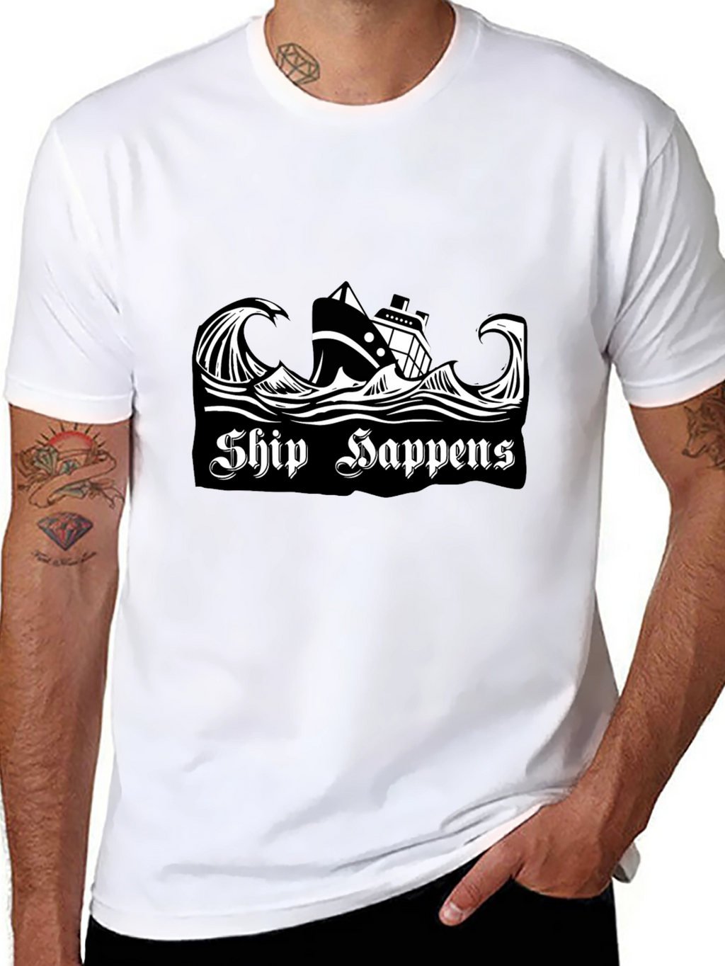 Ship Happens Graphic T-Shirt