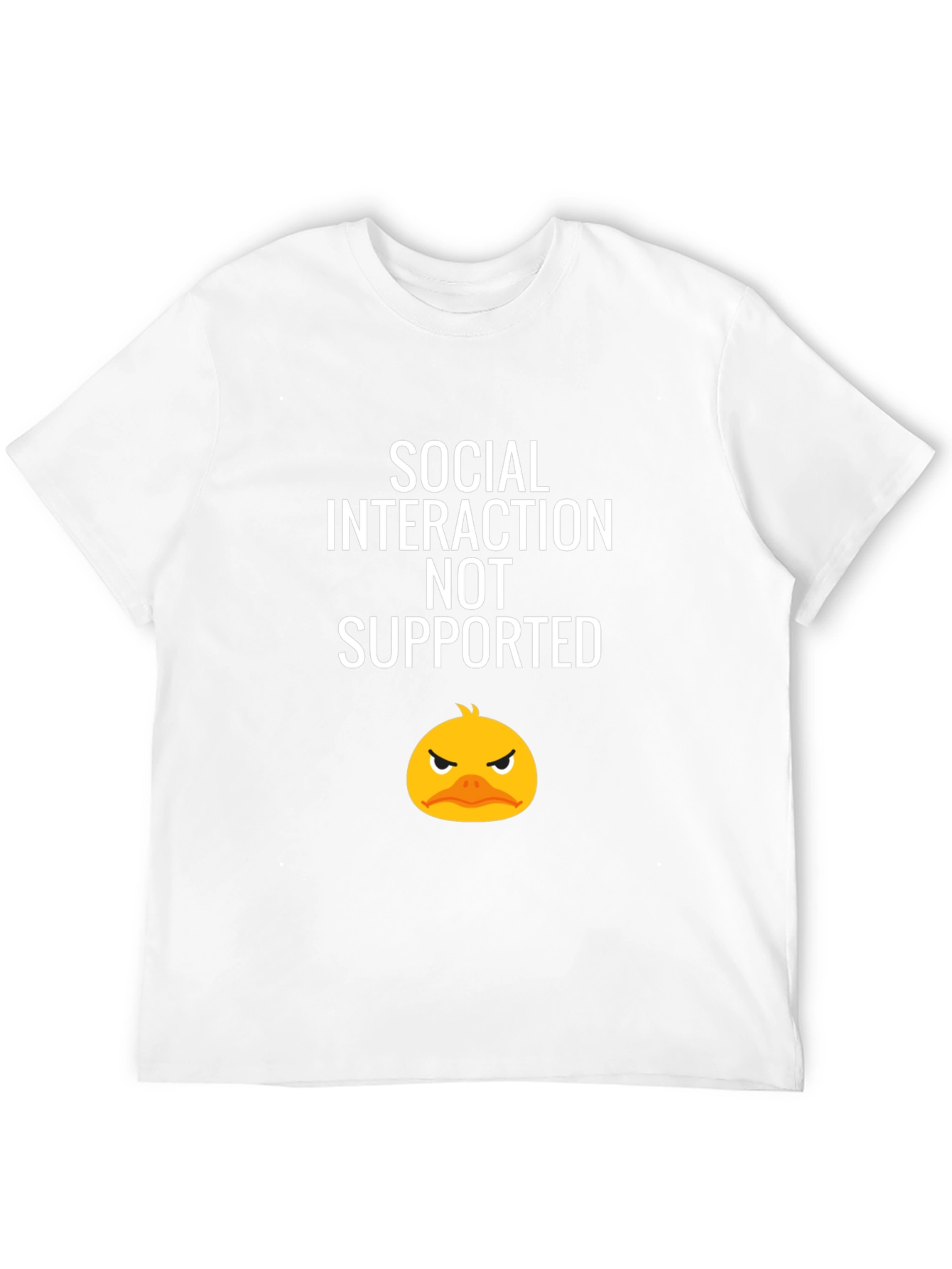 Social Interaction Not Supported Graphic Tee