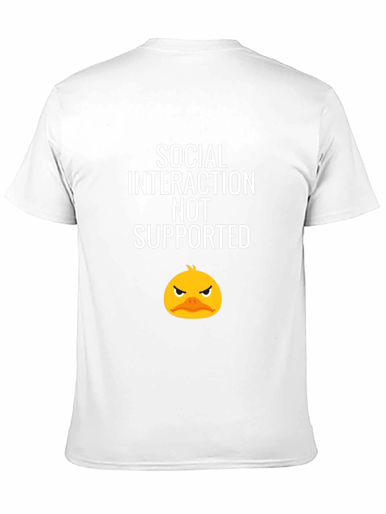 Social Interaction Not Supported Graphic Tee