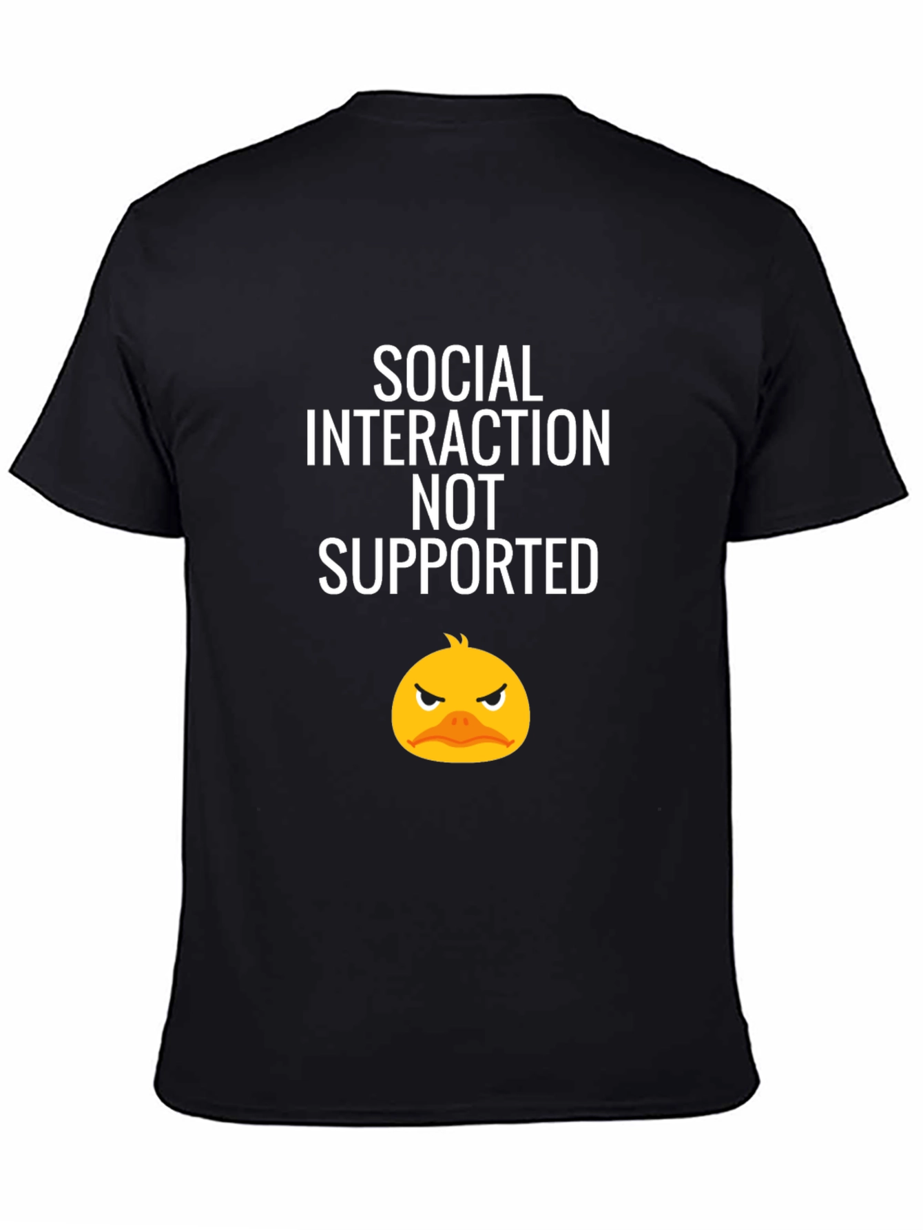 Social Interaction Not Supported Graphic Tee