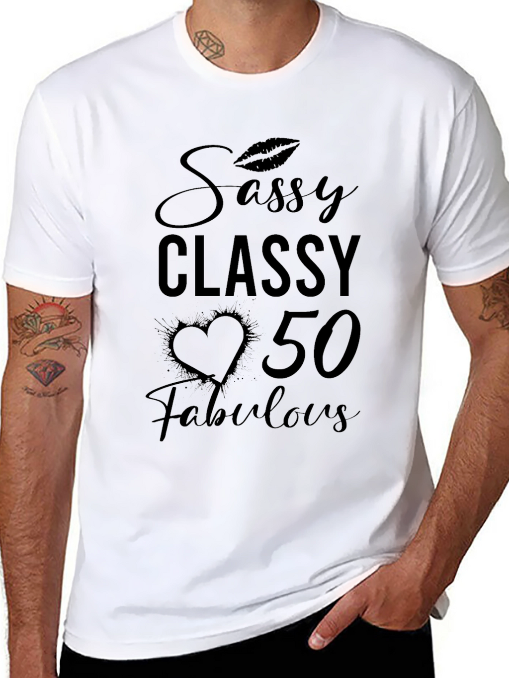 Sassy Classy & Fabulous 50th Birthday T-Shirt