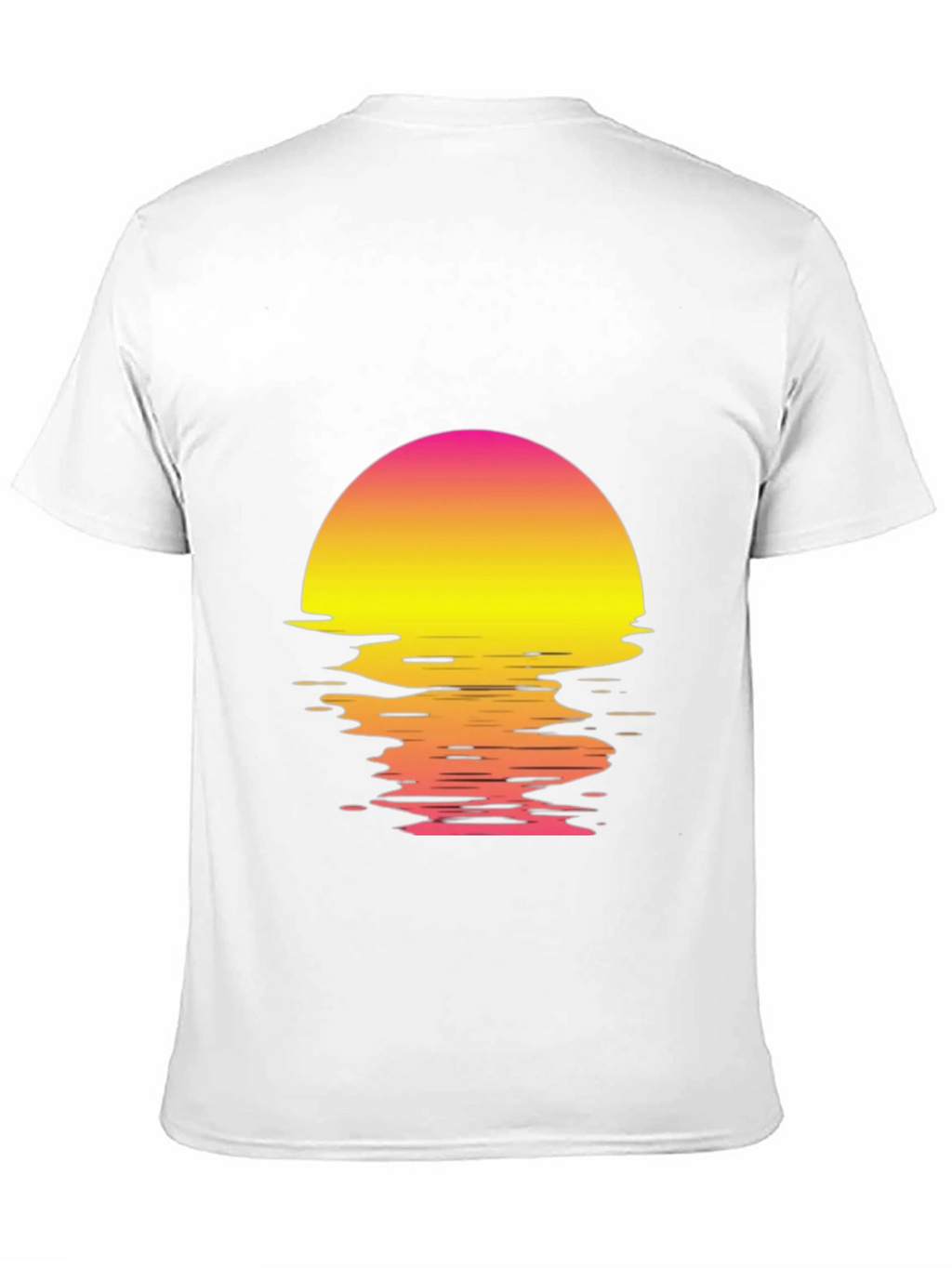 Retro Sunset Graphic T-Shirt - Black