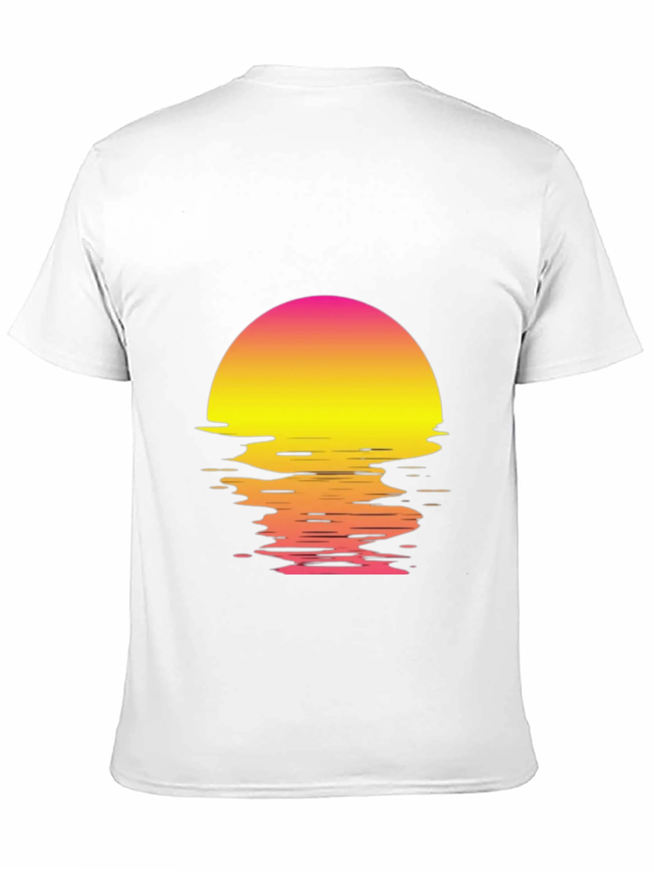 Retro Sunset Graphic T-Shirt - Black