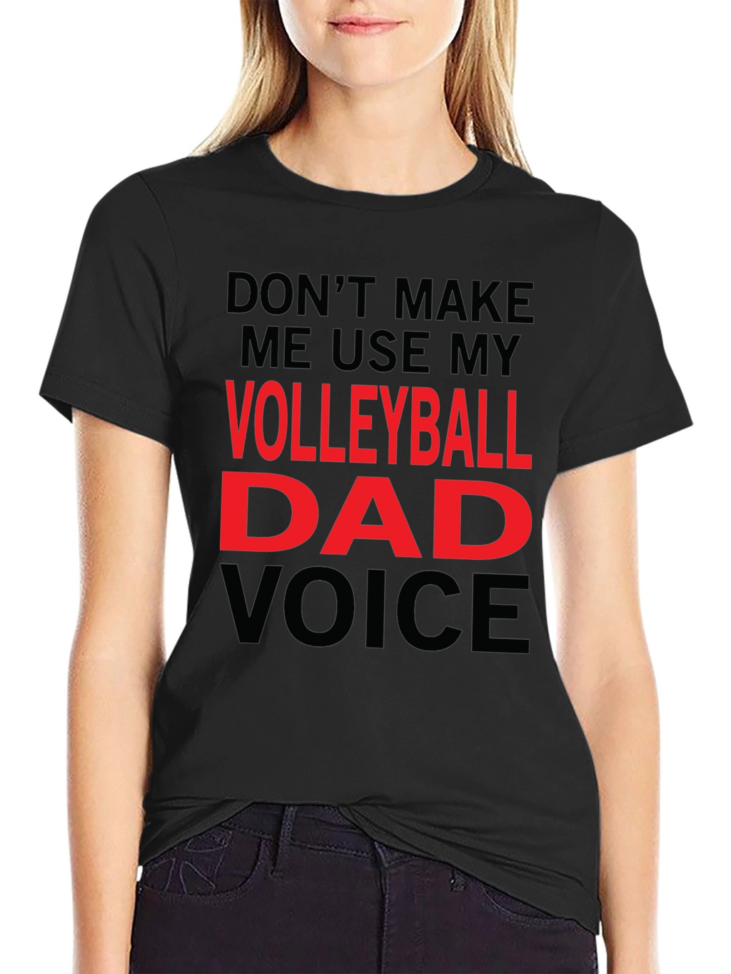 Volleyball Dad Voice T-Shirt - Funny Gift!