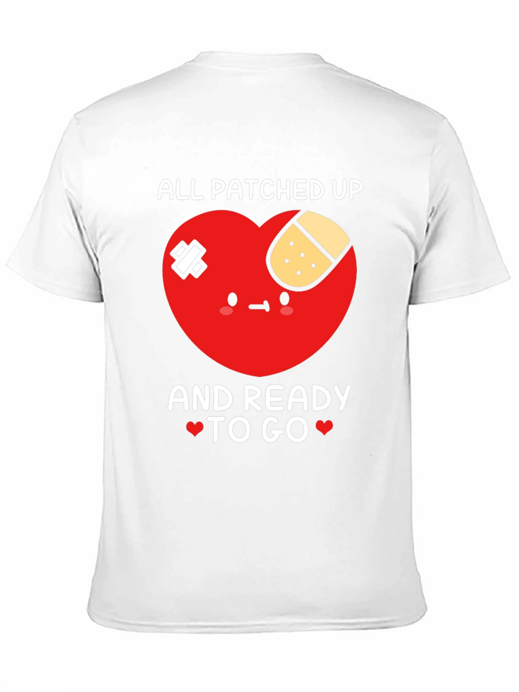 Patched Up Heart Graphic T-Shirt - Ready to Go!