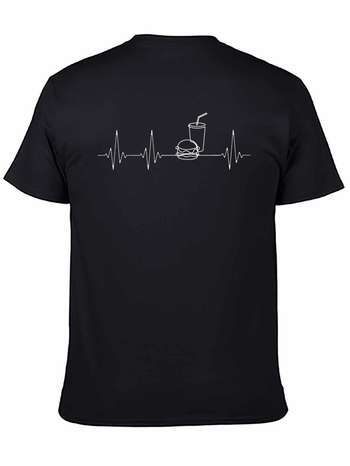 Food Heartbeat Graphic T-Shirt