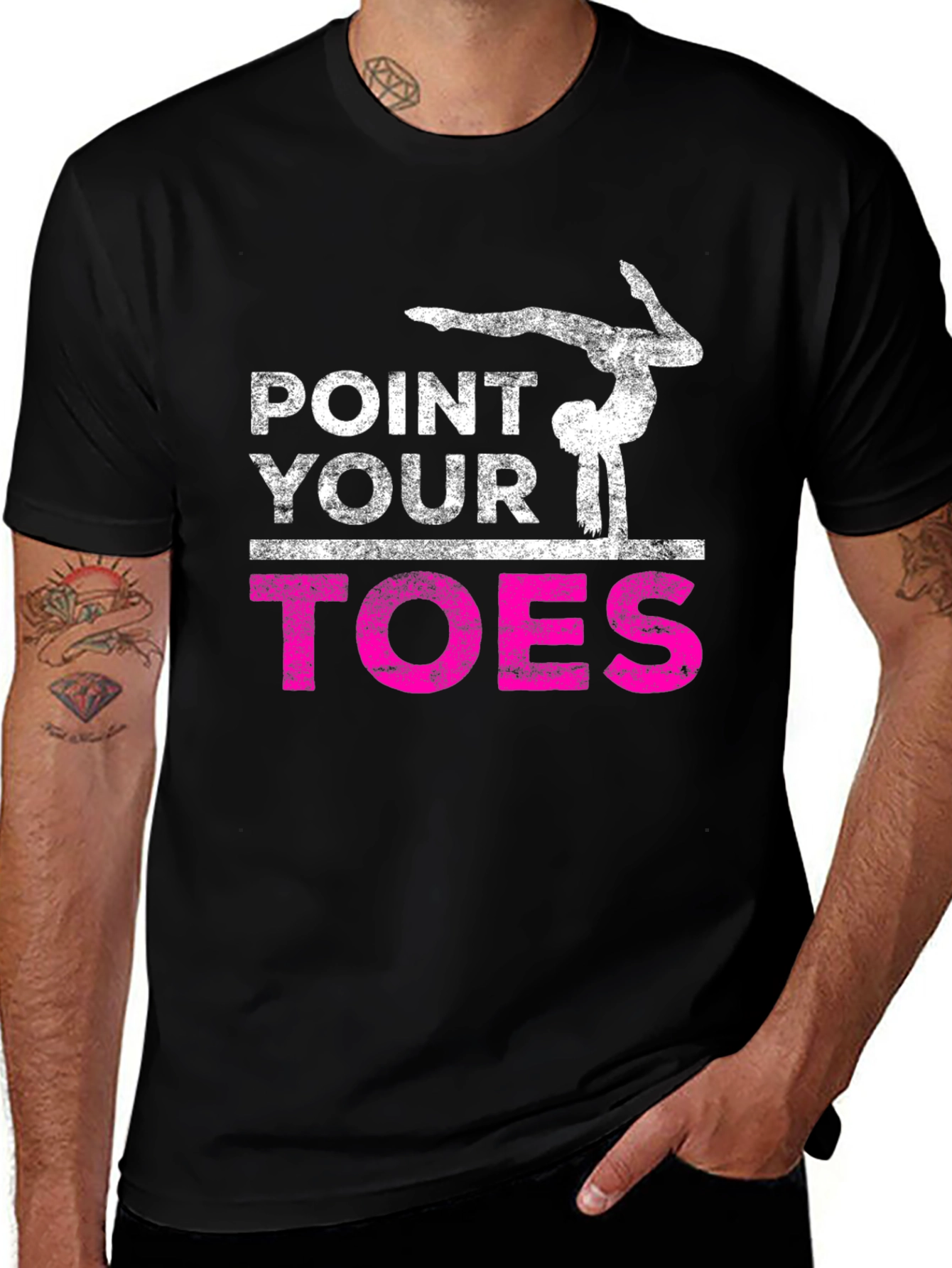 Gymnastics T-Shirt: Point Your Toes